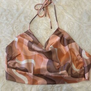 Princess Polly Retro Swirl Halter Top